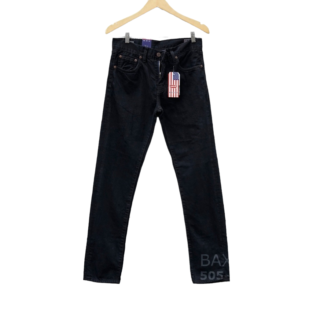 Jeans 505 USA - Celana Jeans Pria Natural Black