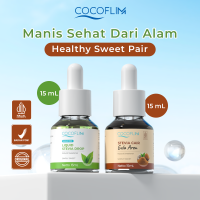 Cocoflim Stevia Cair Original Dan Gula Aren ukuran 5ml Dan 15ml. Natural Sweetener