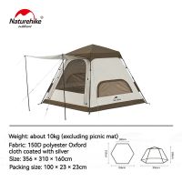 Tenda Camping Otomatis Naturehike CNH22ZP007 3-4P Hexagon Auto Tent Automatic Piknik Glamping Tenda Keluarga Family 4 Orang