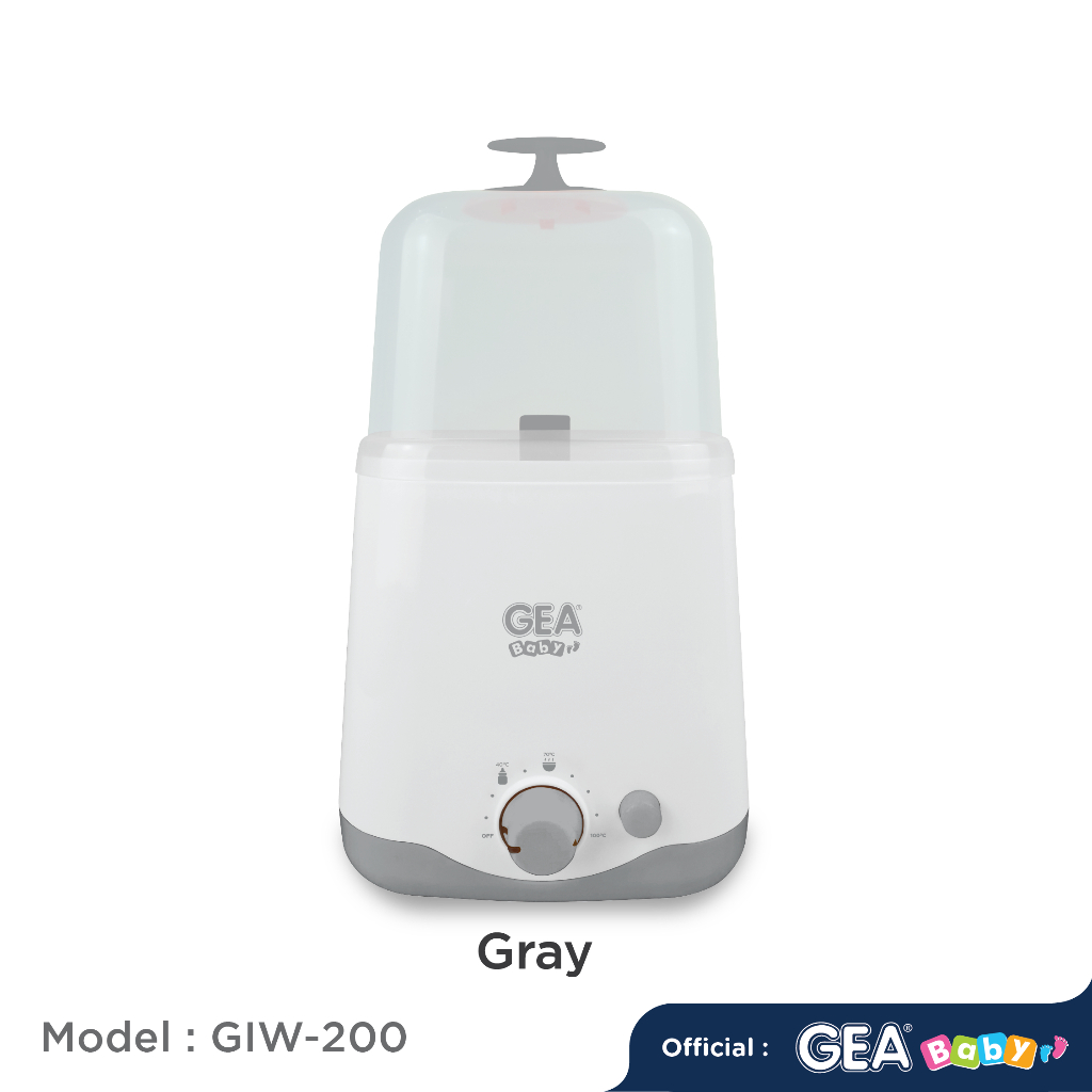 GEA Baby Instant Bottle Warmer & Sterilizer GIW-200 / penghangat botol susu / pemanas susu / pemanas makanan / sterilisasi uap