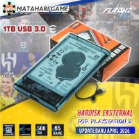 【 FLASHZ USB3.0 】HDD PS3 500GB | Hardisk Eksternal PS3 500GB - Support CFW ( SUPERSLIM SLIM FAT )