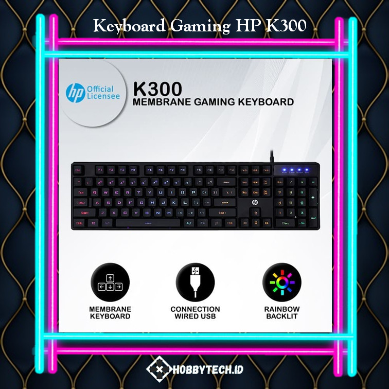 Keyboard Gaming HP Membrane K300
