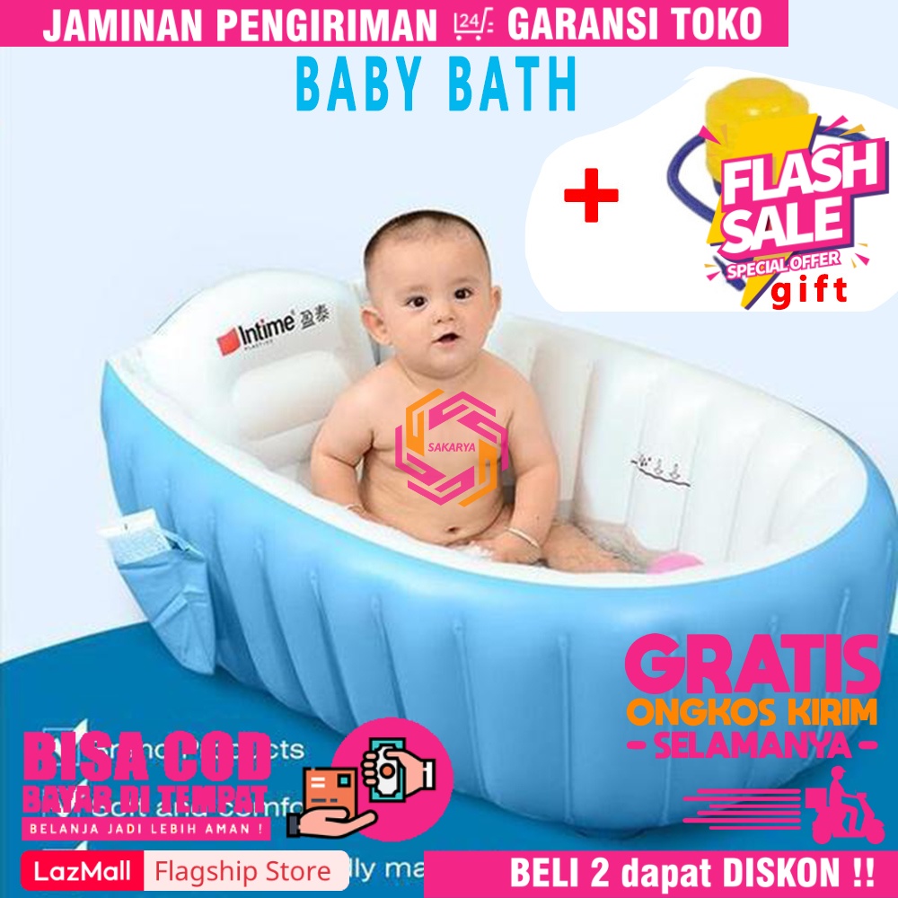 BISA COD - BAK MANDI BAYI 1 SET INTIME BABY BATH TUB LIPAT MURAH BARU LAHIR BATHTUB KOLAM TEMPAT INFLATABLE TRAVELLING PORTABLE KAKI PAKET LENGKAP SPA ANAK SAFE HIGIENIS BESTWAY 5 INCH KECIL BALITA NEW BORN bisa cod – bak manbayi 1 set intime baby bath tub lipat lahir bathtub kolam tempat inflatable travelling portable kaki paket spa anak safe higienis bestway 5 inch kecil balita new born