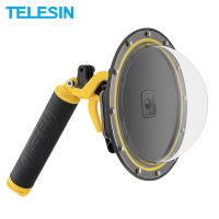 TELESIN Dome Port Underwater for GoPro Hero 9/10/11/12 - GP-DMP-T09 - Yellow