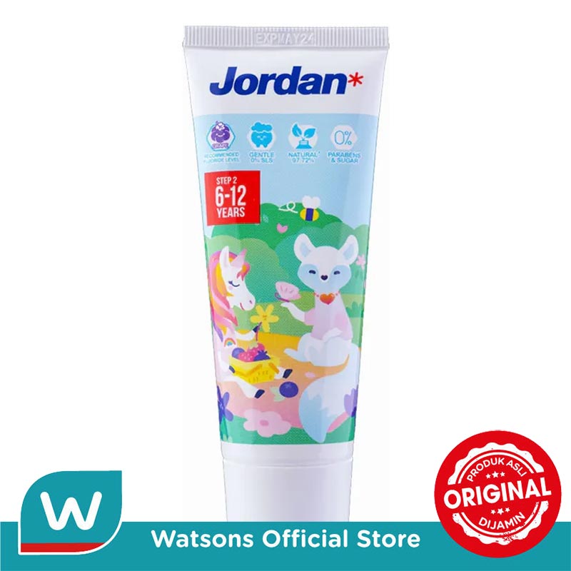 Jordan Kids Toothpaste Grape Step 2