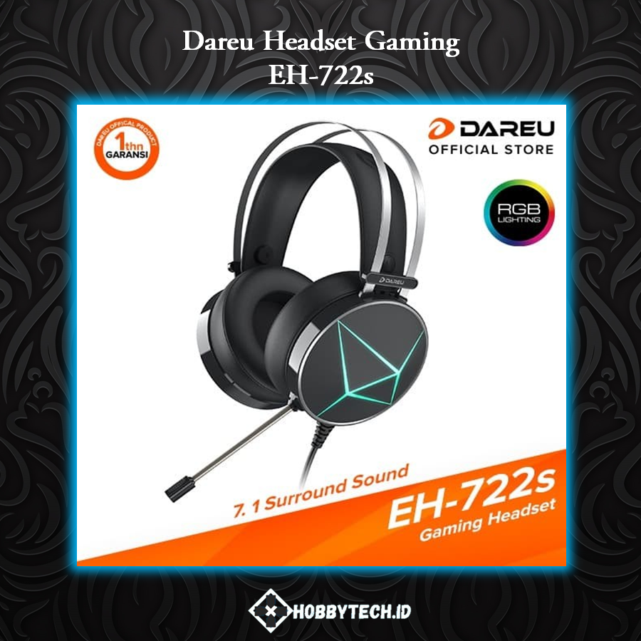 DAREU EH-722 PRO | 7.1 Surround Gaming Headset