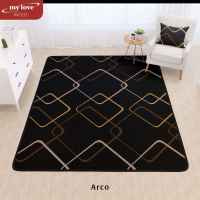 MY LOVE Karpet Jumbo Ukuran 190x220 Motif Aesthetic Minimalis Premium Lapis Busa Anti Slip Tebal Anti Licin Nyaman dan Elegan Bahan Premium