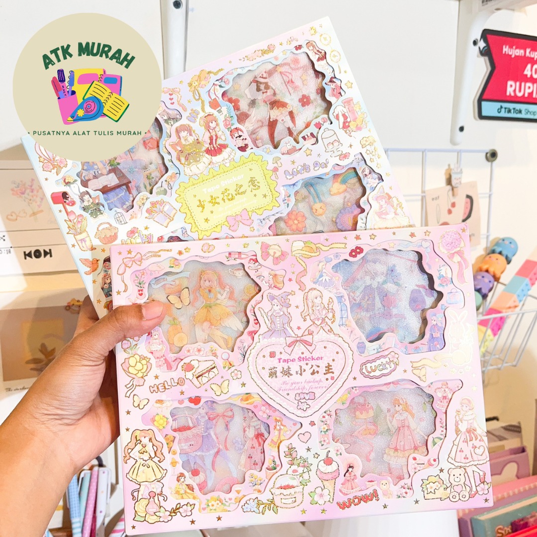 stiker senmu isi 32 lember versi 2 sticker lucu imut kado unik souvernir