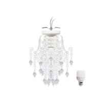 EELIC LHG-329 Lampu Hias Gantung Crystal 4 Cabang Fitting E-27 Hiasan Manik Crystal Bentuk Tombak Memberi Kesan Elegant Dan Mewah Desain Interior Moder