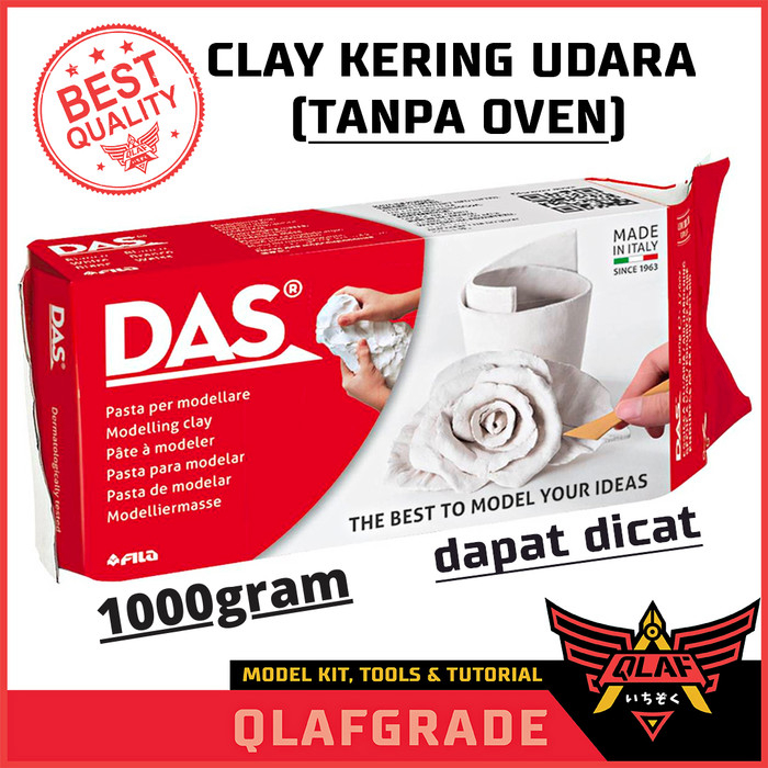 DAS MODELLING CLAY 1000 Air Drying made in Italy custom model kit