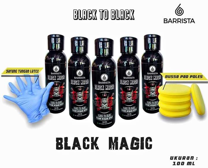 Black Magic BARRISTA - Penghitam Plastik Body Motor Mobil Uk 100 ml black magic barrista – penghitam plastik body motor mobil uk 100 ml