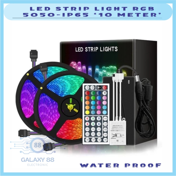 Lampu LED Strip 2835 5050 RGB IP 65 WATERPROOF