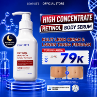 [ NEW PRODUCT ] ISWHITE Retinol Infusion Body Serum 200 ML | Serum Pencerah Badan Untuk Memudarkan Stretch Marks Anti Aging Mengencangkan Kulit Halal BPOM