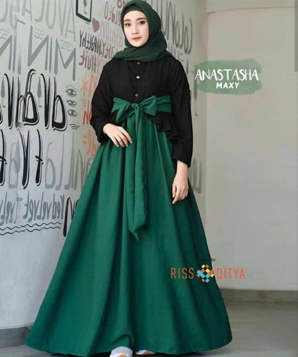 BIG SALE Anastasha Dress Baloteli PROMO CUCI GUDANG Terusan Wanita Paling Laris Dan Trendy Baju Panjang Polos Muslim Dress Pesta Terbaru Maxi Muslimah Termurah Pakaian Modis Simple Casual Terbaru Fashion Gamis
