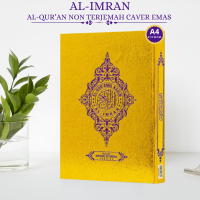 Al-Quran Emas Mushaf Bombay Al-Imran Kertas Non Terjemah Caver Emas A4 B5 A5 B6