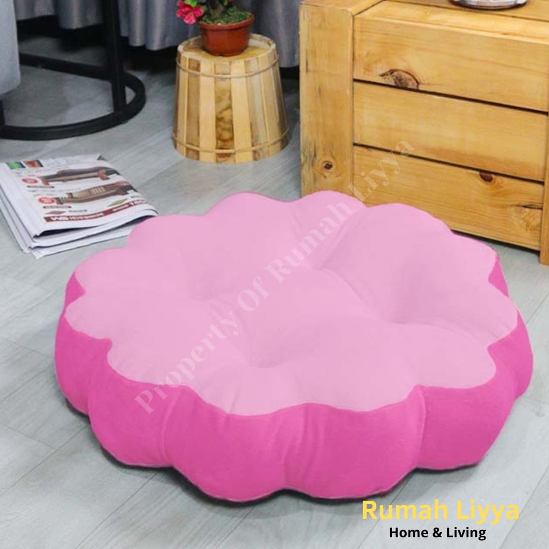 RumahLiyya Alas Bantal Duduk Lesehan Lantai Jumbo Empuk Premium - Brown Coffee