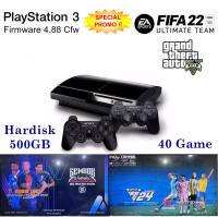 playstation 3 Fat HDD 500gb Paket 2 controller dualshock