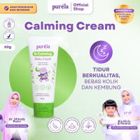 PURELA Calming Baby Cream 60gram -   Natural Active Ingredients - No Parfum SLS Paraben - Memberikan Kenyamanan Melindungi serta Merawat Kulit si Kecil Bayi Sensitif