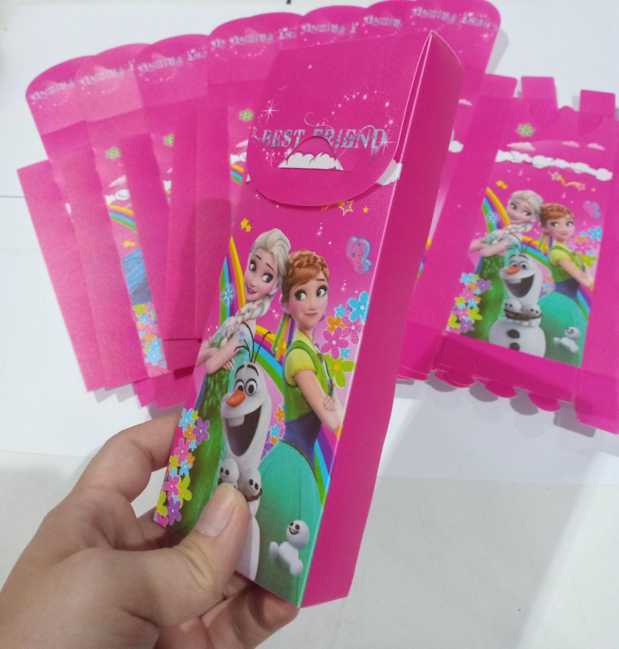 KOTAK PENSIL MIKA LIPAT KARAKTER / TEMPAT PENSIL RAKIT LIPAT MIKA / SOUVENIR ULANG TAHUN MURAH