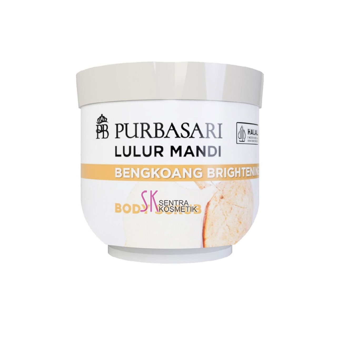 PURBASARI Lulur Mandi BENGKOANG Brightening Body Scrub