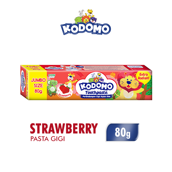 KODOMO Pasta Gigi Strawberry Tube 80GR