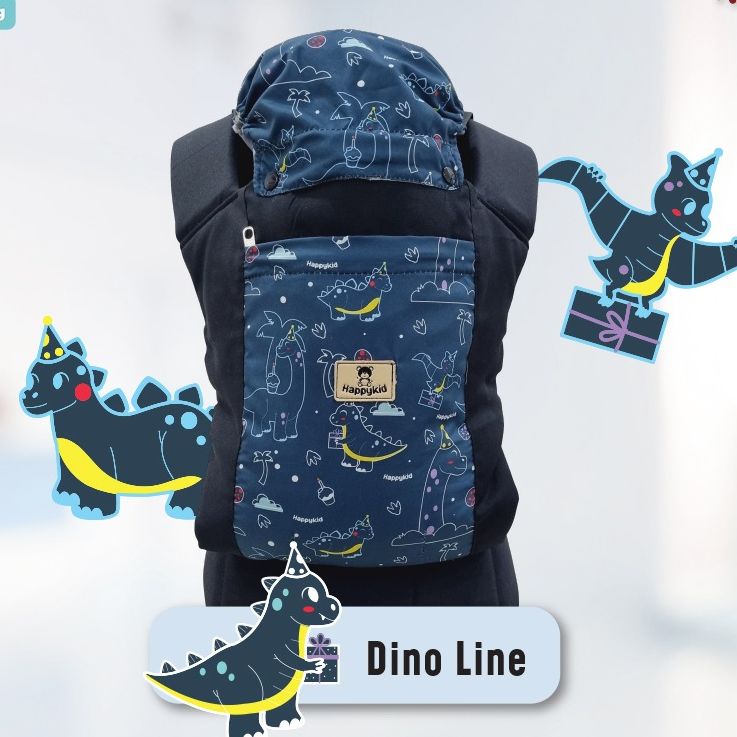 HAPPYKID Gendongan Bayi SSC M-Shape Animal Series - Gendongan Bayi M-Shape