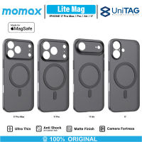 Momax Case For iPhone 17 Air Pro Max MagSafe CaseForm Lite Magnetic Slim Hard Casing Black