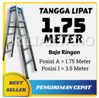 HARGA DISKON !!! TANGGA LIPAT 175 METER LURUS 35 METER TIDAK TAJAM BAHAN BAJA RINGAN BERKUALITAS SANGAT KUAT DAN KOKOH