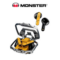 Original Monster XKT09 Wireless Bluetooth Gaming Earphones TWS Bass HIFI Surround Sound Metal mechanical Earbuds Wireless Bluetooth 5.2 Headset Subwoofer HIFI Surround Sound Headphones