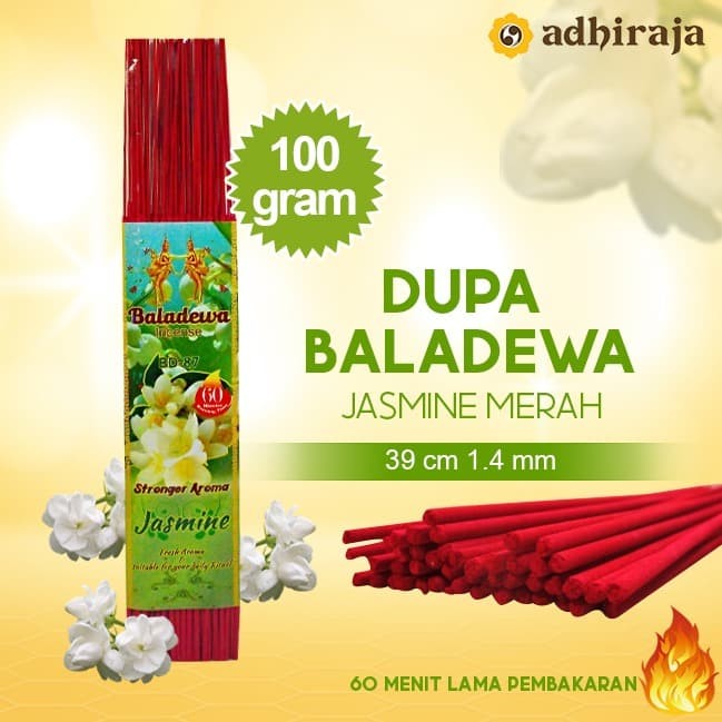 Dupa / Hio Wangi Harum Baladewa Jasmine Merah 100 Gram