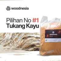 Dempul Air Woodnesia Premium Kayu Jati Mahoni 1kg Waterbased