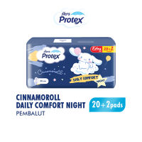 Hers Protex Cinnamoroll Daily Comfort Night 30cm- Pembalut Wanita