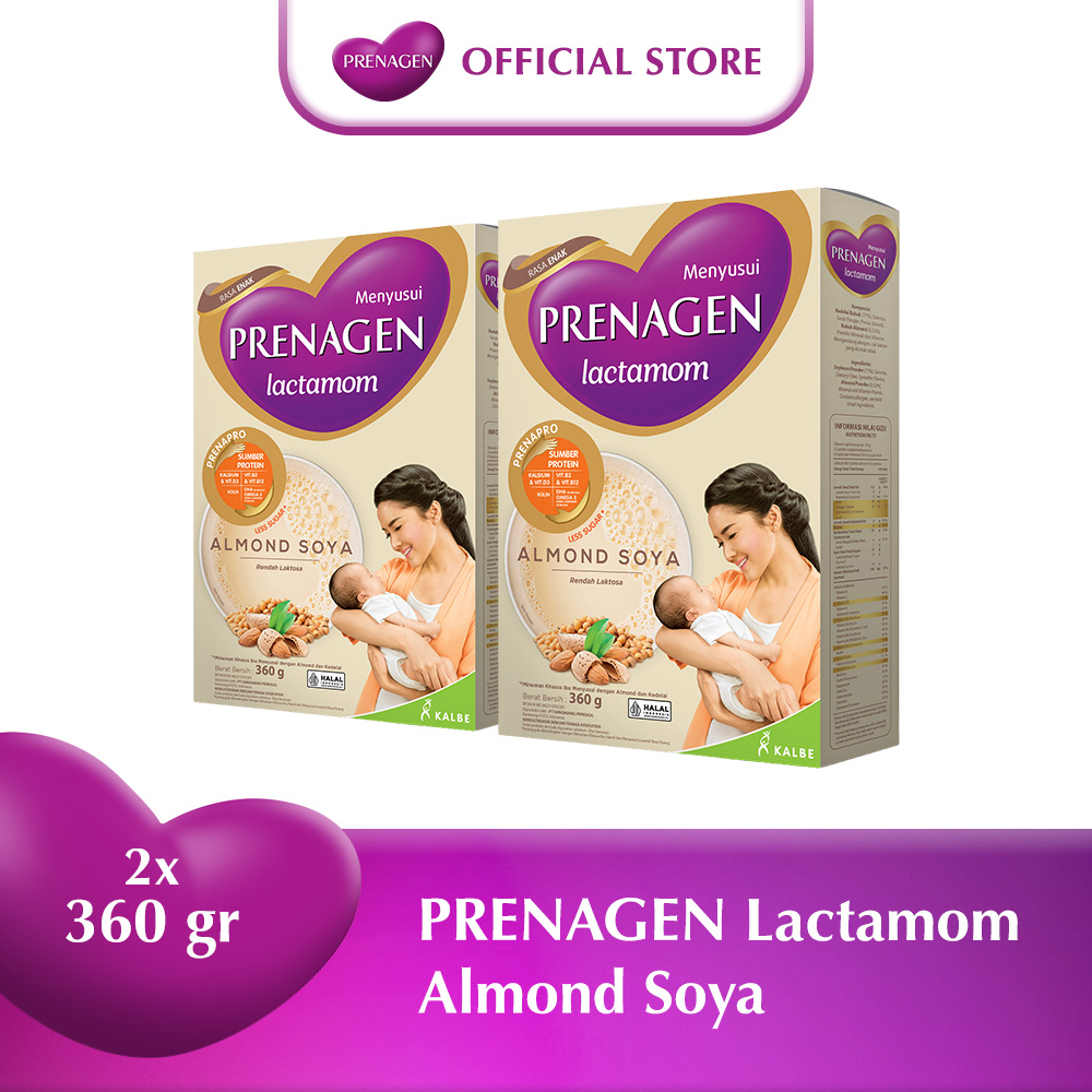 Twinpack Prenagen Lactamom Almond Soya 360G