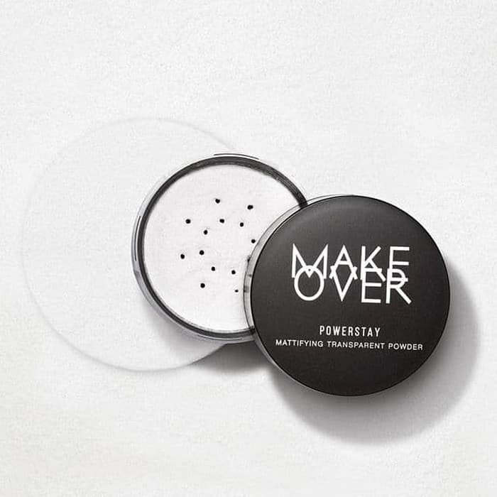 Makeover Make Over Powerstay Matte Mattifying Transparent Powder 11 gr / Bedak Tabur Transparan