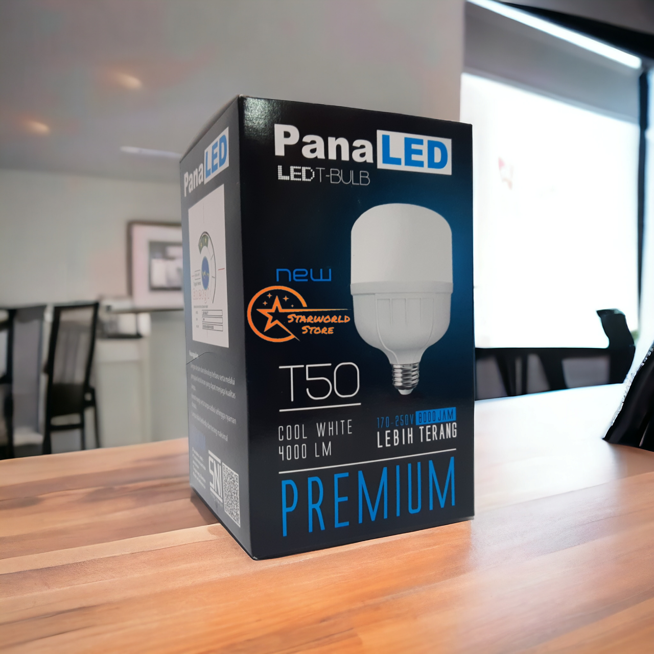 PANALED Premium Lampu Bohlam LED Bulb Capsule 50 Watt - Cahaya Putih