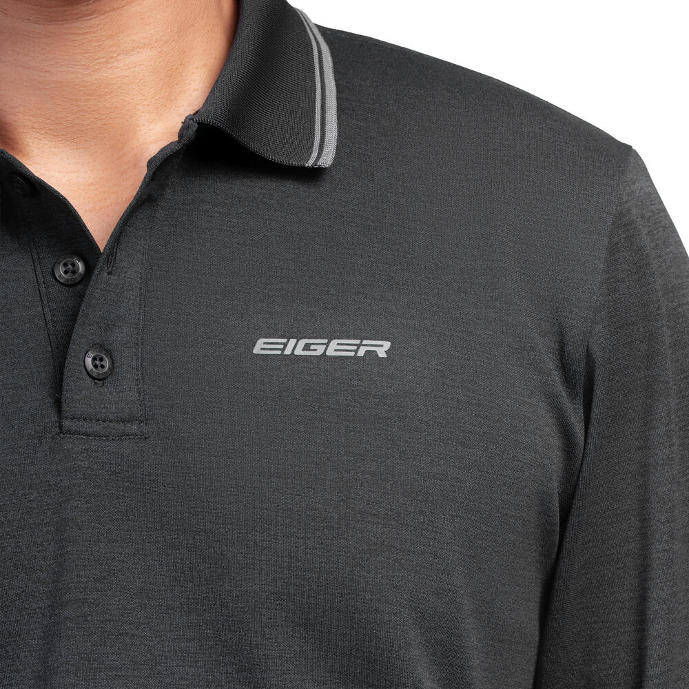 910011022 LINED LS POLO SHIRT