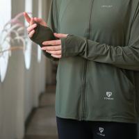 Jaket Olahraga Wanita DRYFIT OVERSIZE ELIZABETH UV FRONT POCKET - XL-2XL