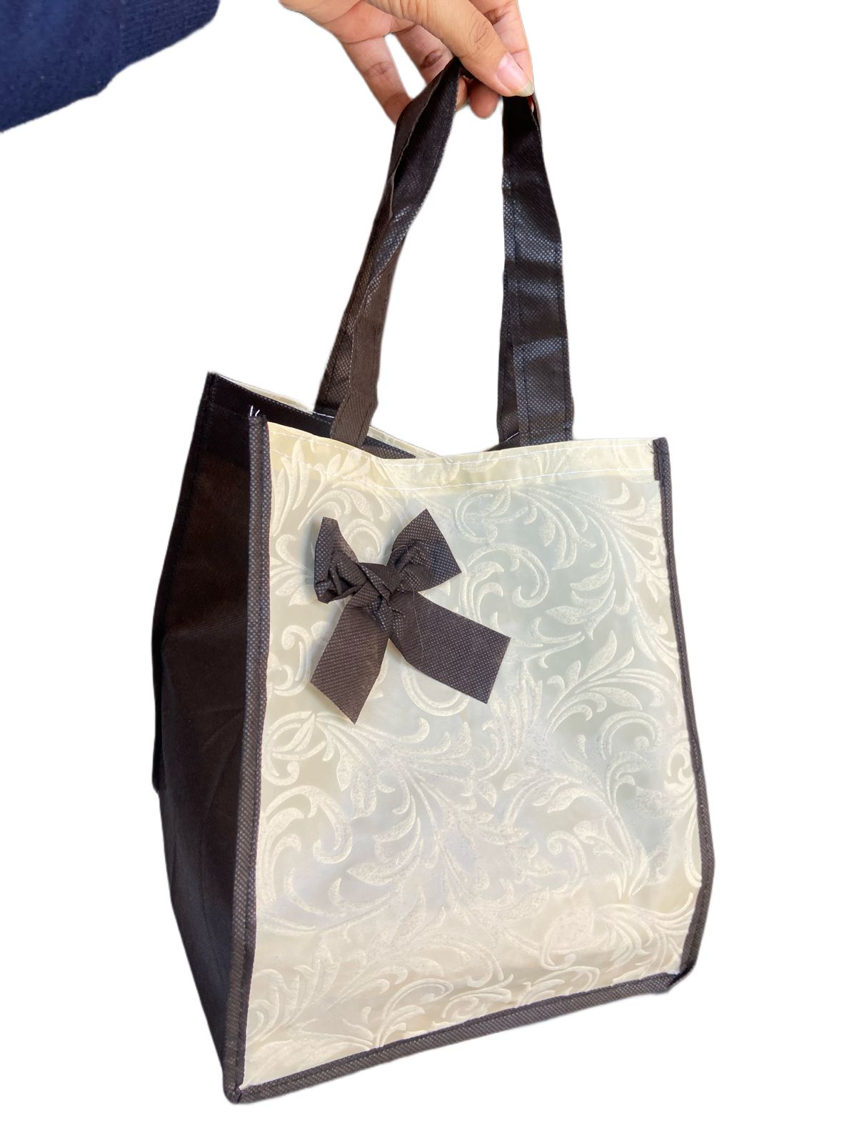 (12 pcs) Tas Hajatan Spunbond Jahit Embos Kombinasi Dus 18 s/d Dus 24 - Tas Spunbond