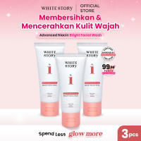 White Story Bright Facial Wash Advanced Niacin - Sabun Pembersih Cuci Muka Wajah Cerah & Glowing