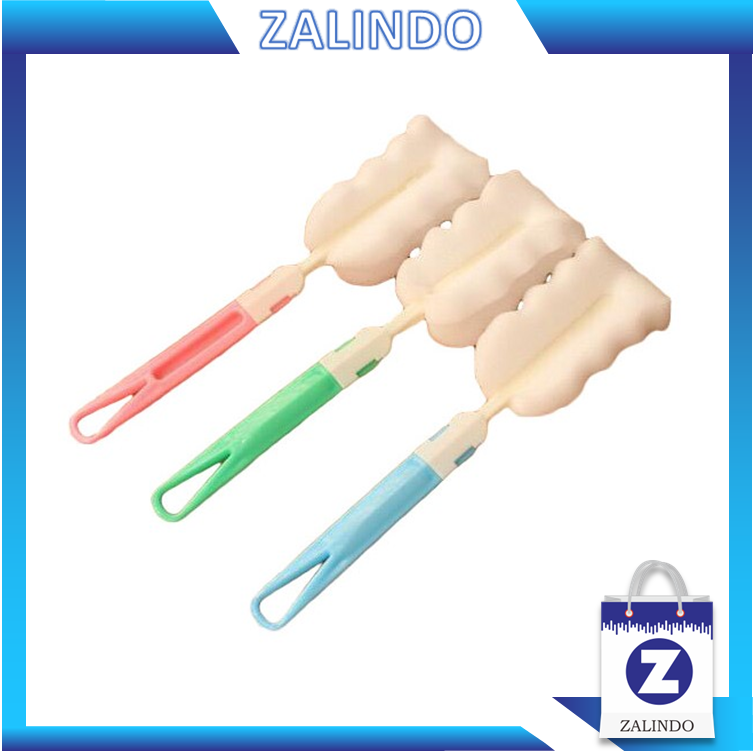 Zalindo - Tongkat Alat Pembersih Botol & Gelas / Tongkat Sponge zalindo – tongkat alat pembersih botol & gelas / tongkat sponge