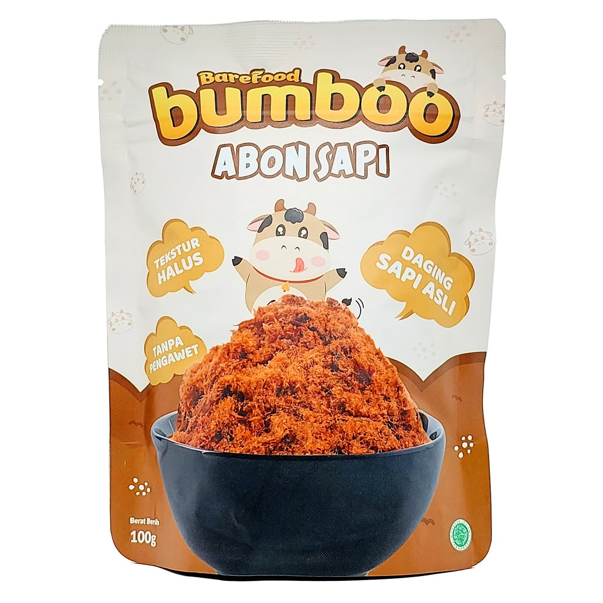 Bumboo Abon Sapi Ayam Tuna dari Barefood Lembut Cocok untuk Lauk MPASI Anak Non MSG dan Tanpa Pengawet