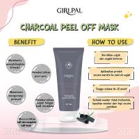 GIRLPAL Charcoal Blackhead Remover Mask 100g / Peel Off Masker Wajah ​Hidung