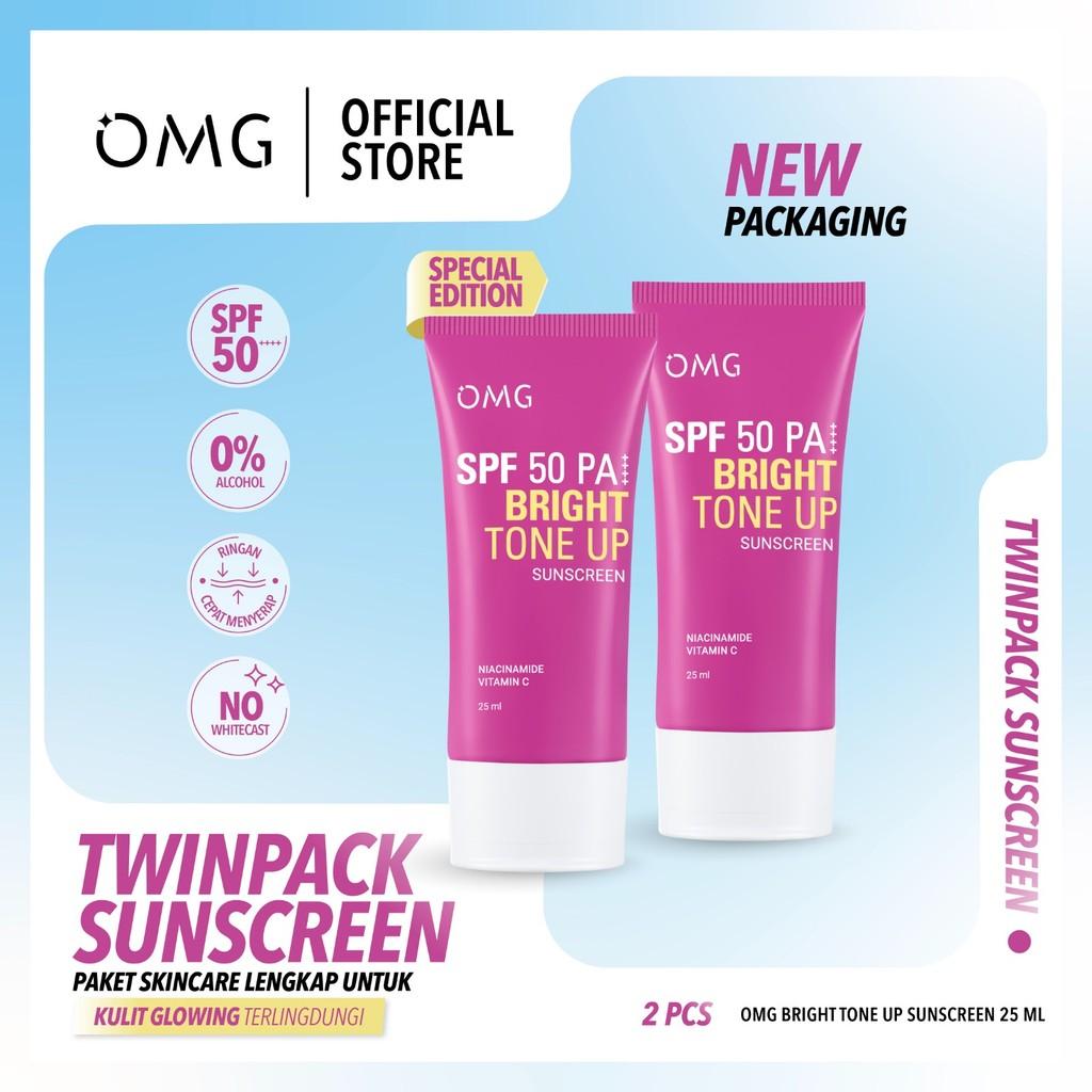 Bundle Twin Pack OMG TONE UP BARRIER SUNSCREEN OMG BRIGHT