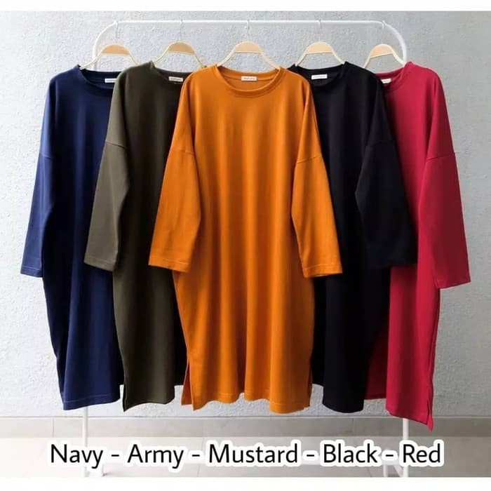 Termurah Fashion (COD) Carina Tunik (LD 110 P 90) TUNIK WANITA TUNIK POLOS TUNIK JUMBO fashion (cod) carina tunik (ld 110 p 90) tunik wanita tunik polos tunik jumbo