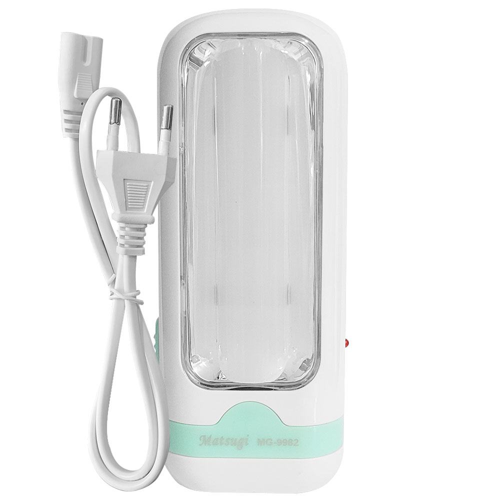 Senter Rechargeable Lampu Emergency 2 In 1 LUBY L7677 / MG-982 1 LED + 10 SMD Tahan 4 Jam Hemat Energi [TPS]