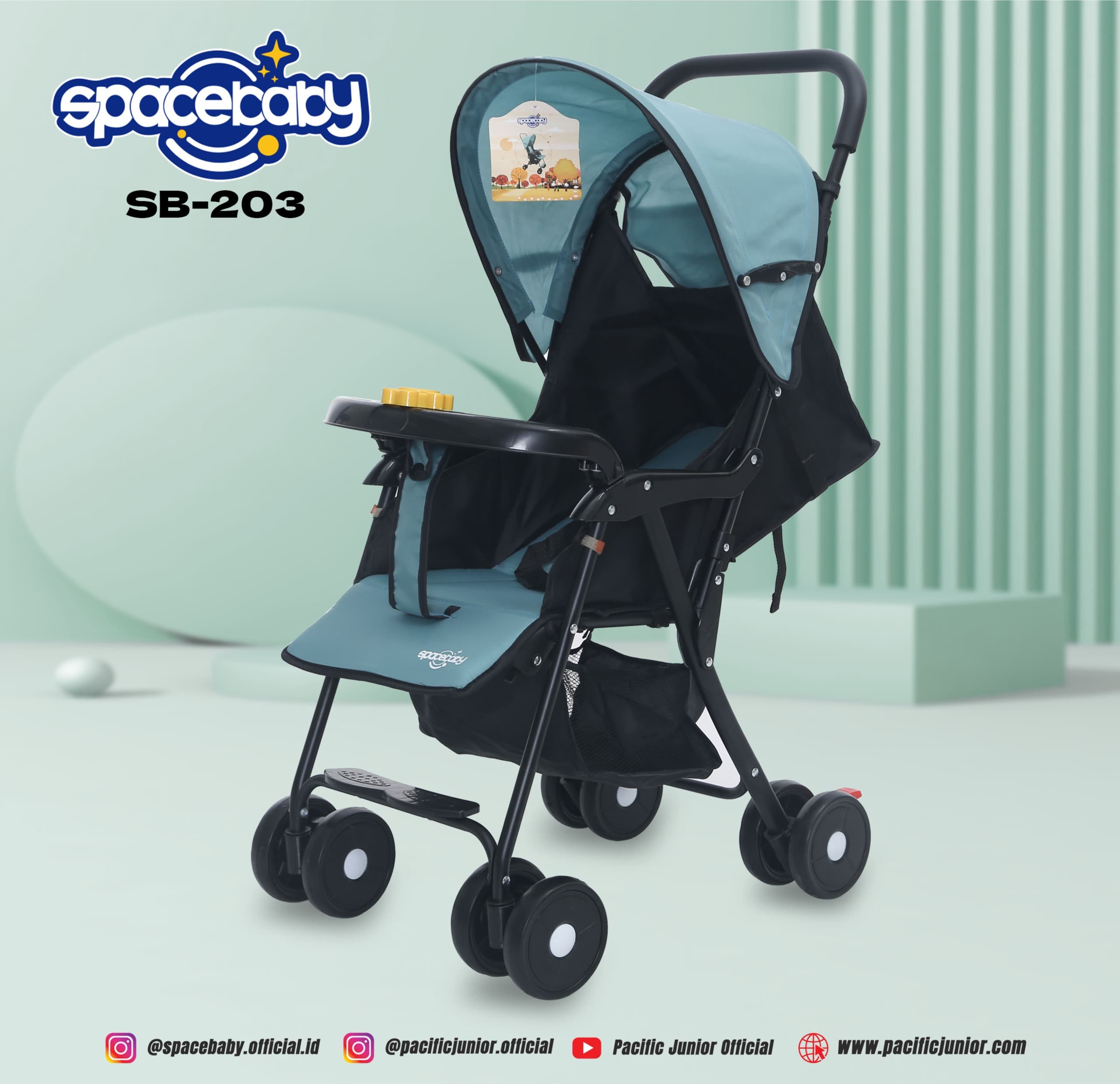 Baby Stroller Space Baby Pacific Original SB 203 // SB 215 // SB 214
