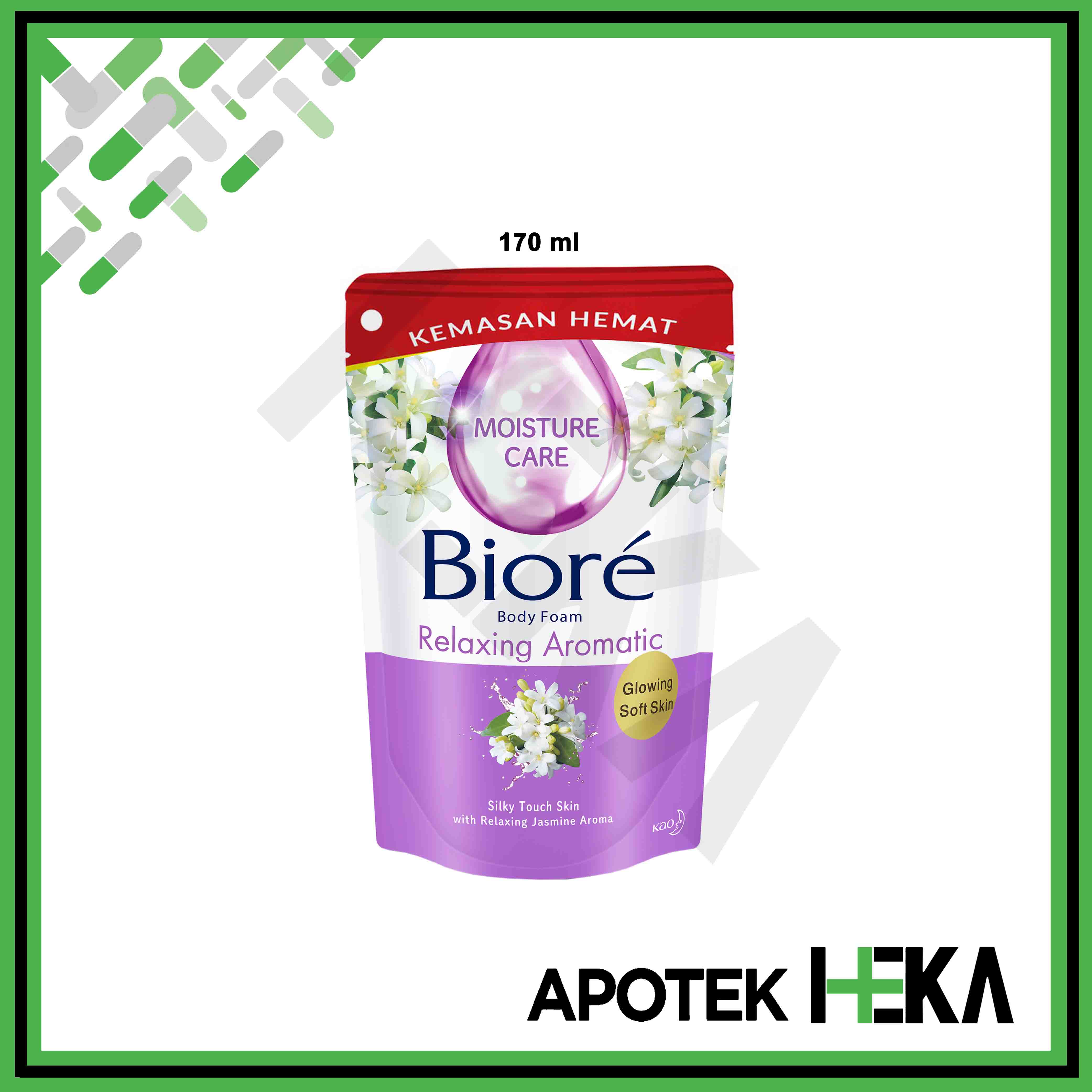 Biore Moisture Care Body Foam Relaxing Aromatic - Sabun Mandi Cair