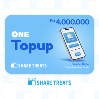 Share Treats One Top Up e-wallet - Rp 4.000.000 (Dana Ovo Gopay linkaja dll).