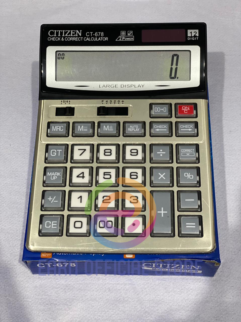 Kalkulator Citizen CT 678 Kalkulator dagang 12 Digit