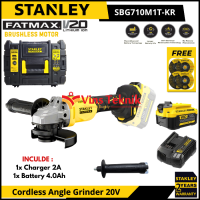 Stanley SBG710M1TKR 20V MAX Brushless Gerinda125mm SBG710M1T-KR 4.0Ah ProStack Battery 1 Set